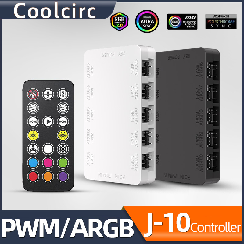 Fan Hub Rgb Controller - Efekt świetlny ARGB i zdalne sterowanie