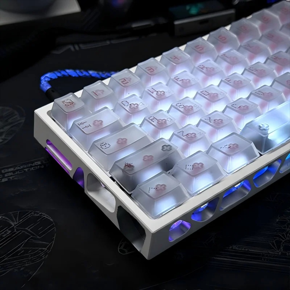Gaming Accessories Lights - Klawiatura magnetyczna Everglide AE64 Pro, niestandardowa