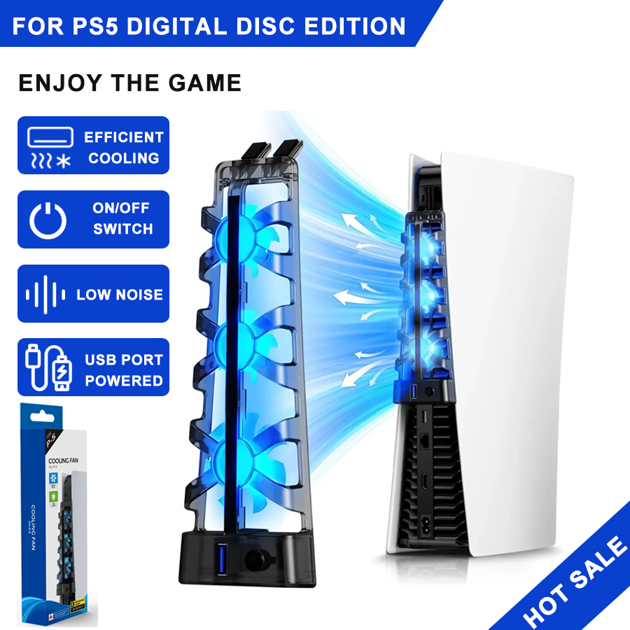 Gaming Accessories Lights - Wentylator chłodzący z oświetleniem LED do
