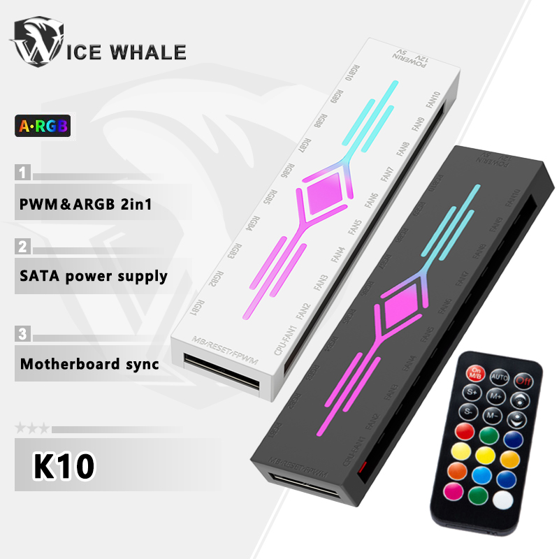 Hub wentylatorów obudowy ICE W – Fan Hub Rgb Controller recenzja i cena