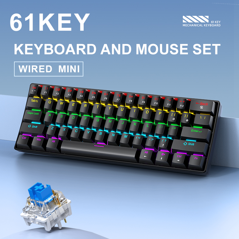 APAYADO K61 Mini Klawiatura Me – Gaming Accessories Combo recenzja i cena