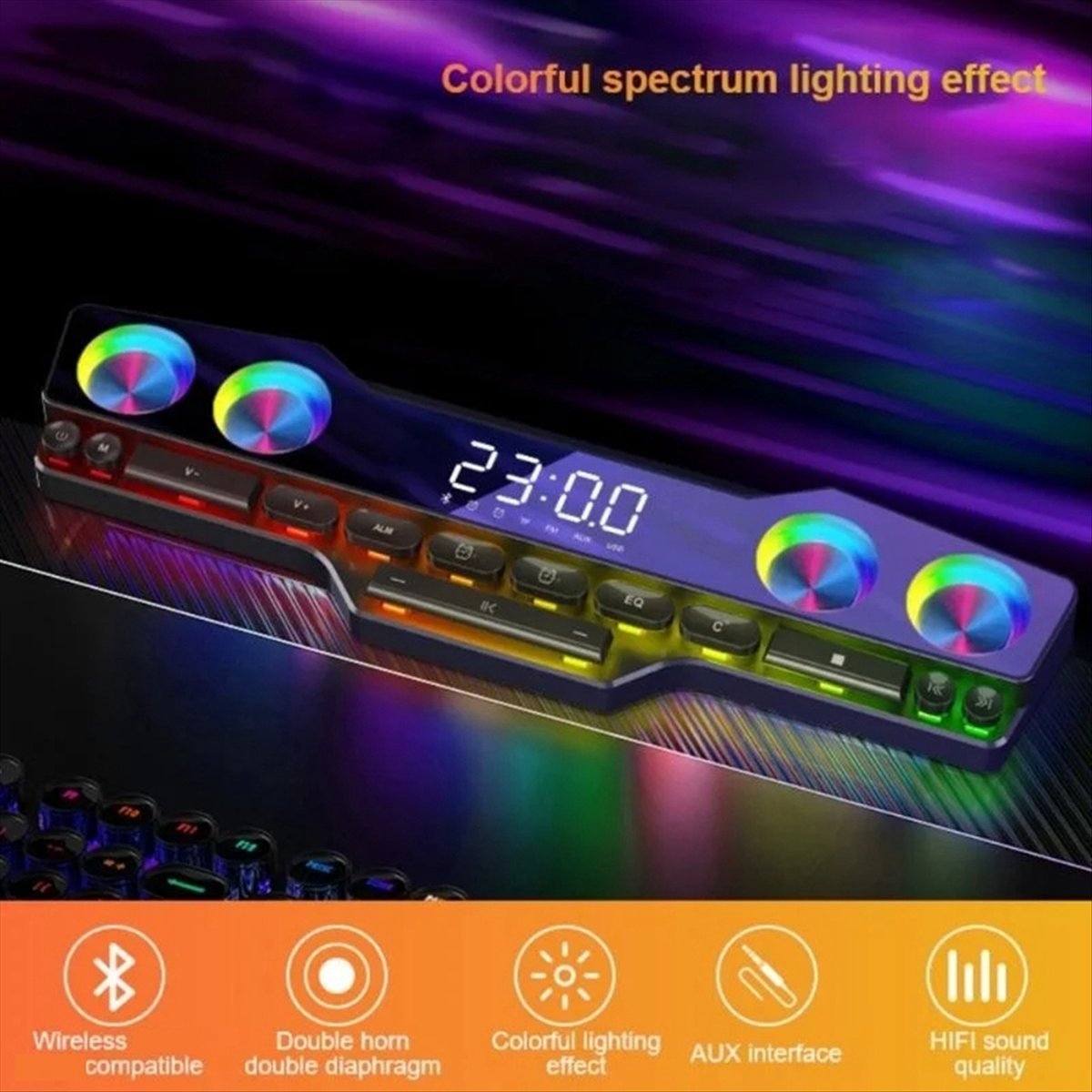 Głośniki DTC5 V18 Dazzle Colou – Gaming Accessories Lights recenzja i cena