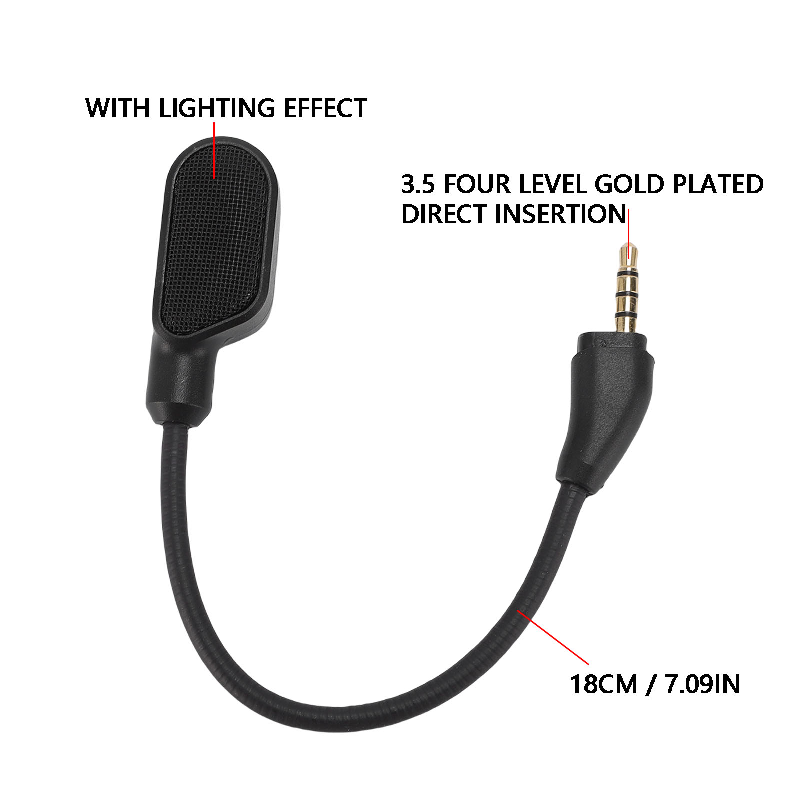 Wymienny mikrofon do słuchawek – Gaming Accessories Lights recenzja i cena