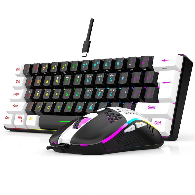 Zestawy Klawiatura i Mysz 60%  – Gaming Accessories Combo recenzja i cena