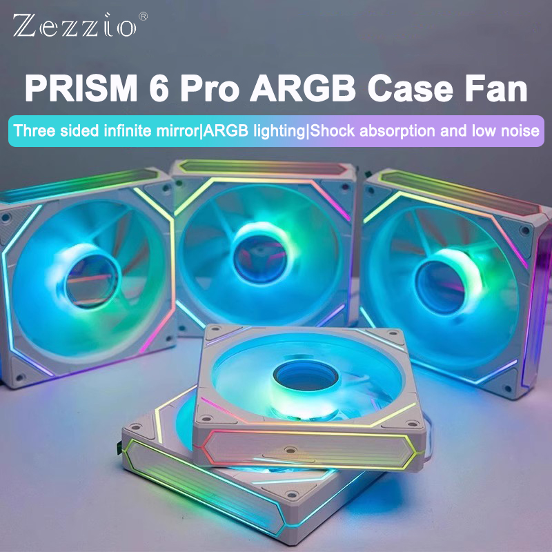 ZEZZIO PRISM 6 PRO 120mm ARGB  – Fan Hub Rgb Controller recenzja i cena